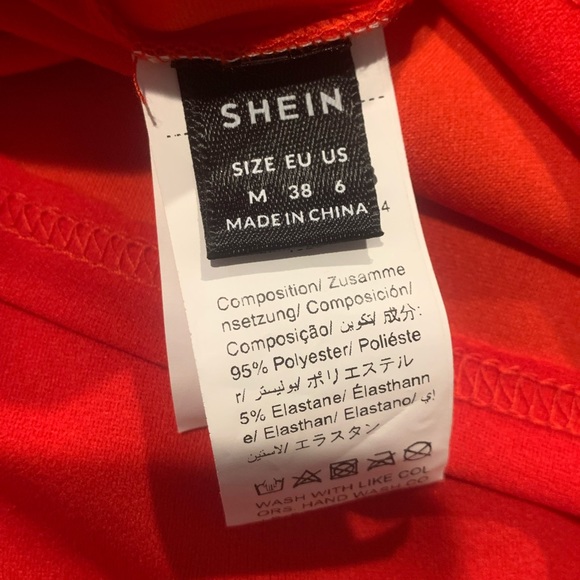 SHEIN Privé Contrast Lace Cut Out Back Cami Bodycon Dress - Picture 3 of 3